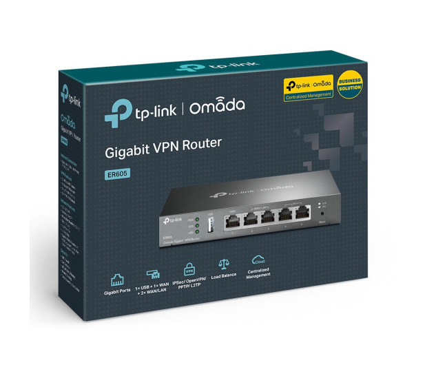 TP-Link ER605 TL-R605 (1xWAN 2xWAN/LAN 2xLAN) VPN - 636902 - zdjęcie 5